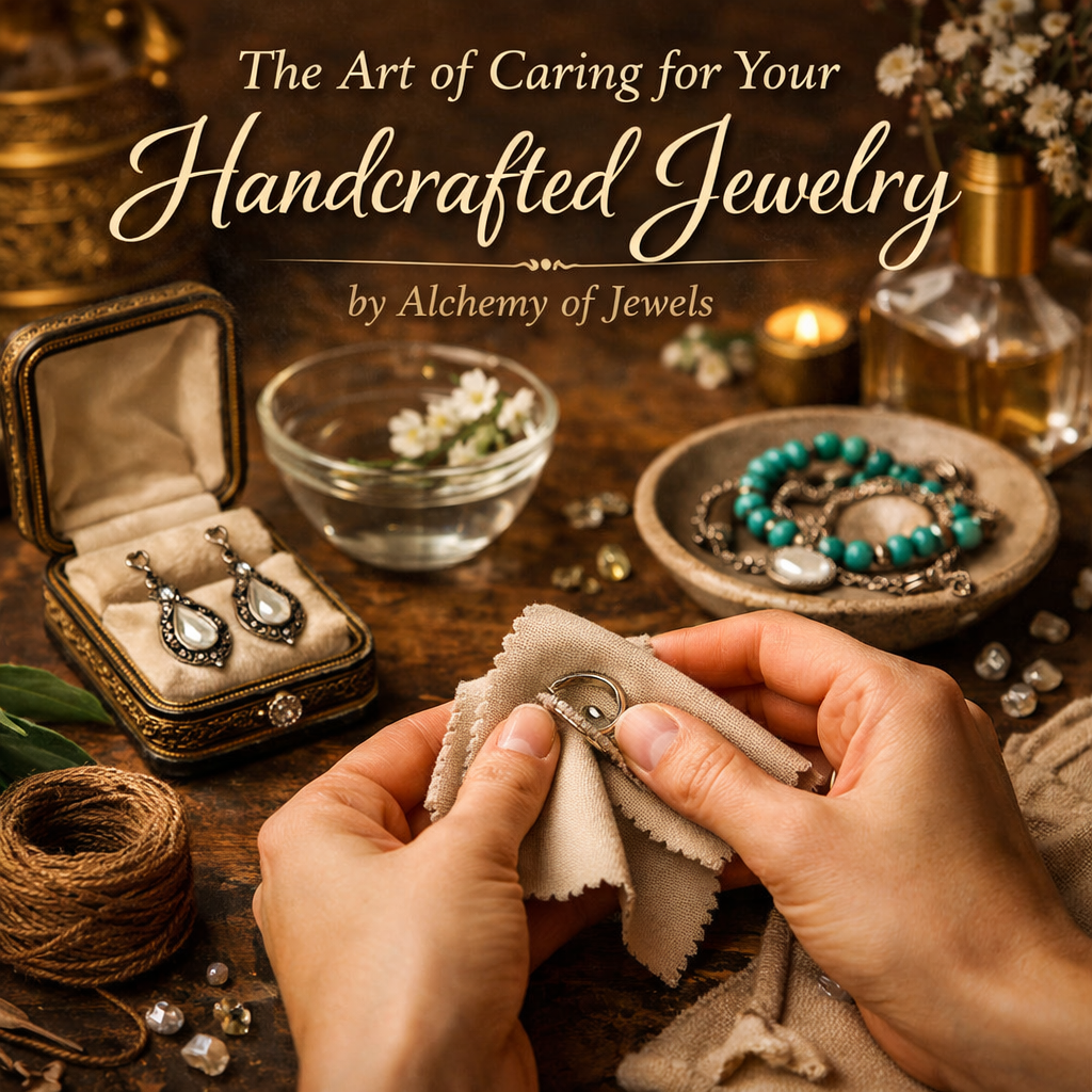 Essential tips for caring for handcrafted jewelry by Alchemy of Jewels