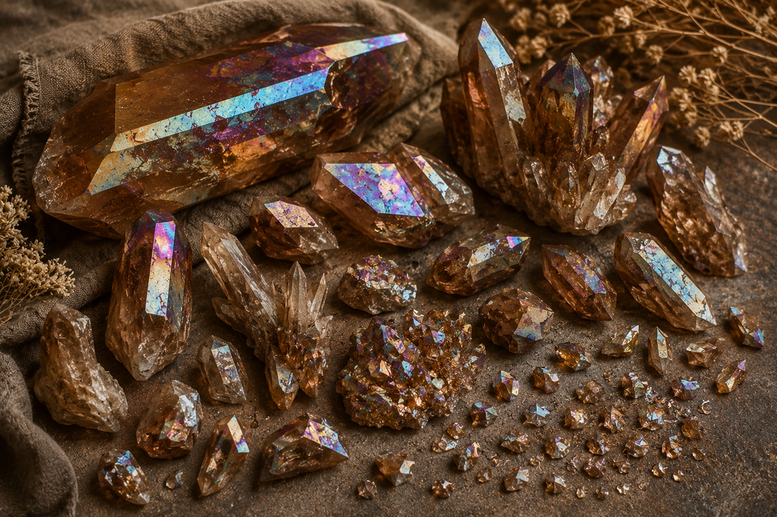Mystic Aura Quartz: Meaning, Beauty, and the Magic of Transformation