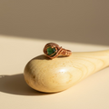 Green Aventurine Copper Wire Wrapped Ring – Adjustable Handmade Gemstone Ring (Sizes 6–9)