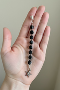 Midnight Starfish Hair Charm