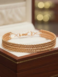 Handwoven Copper Bracelet – Artisan Wire Weave