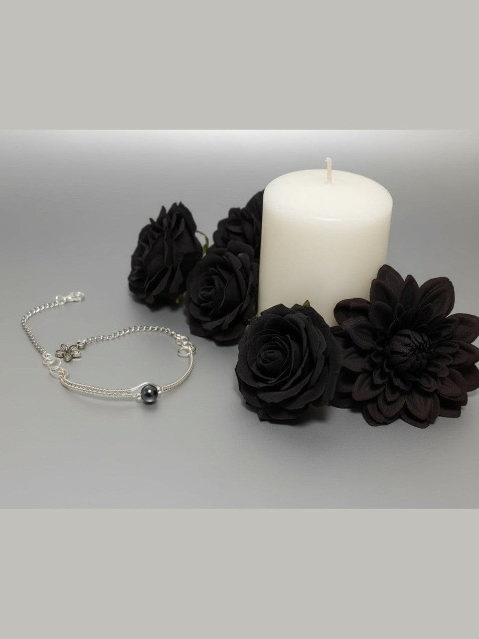 Hematite Energy Bracelet – Handmade Silver Crystal Bracelet